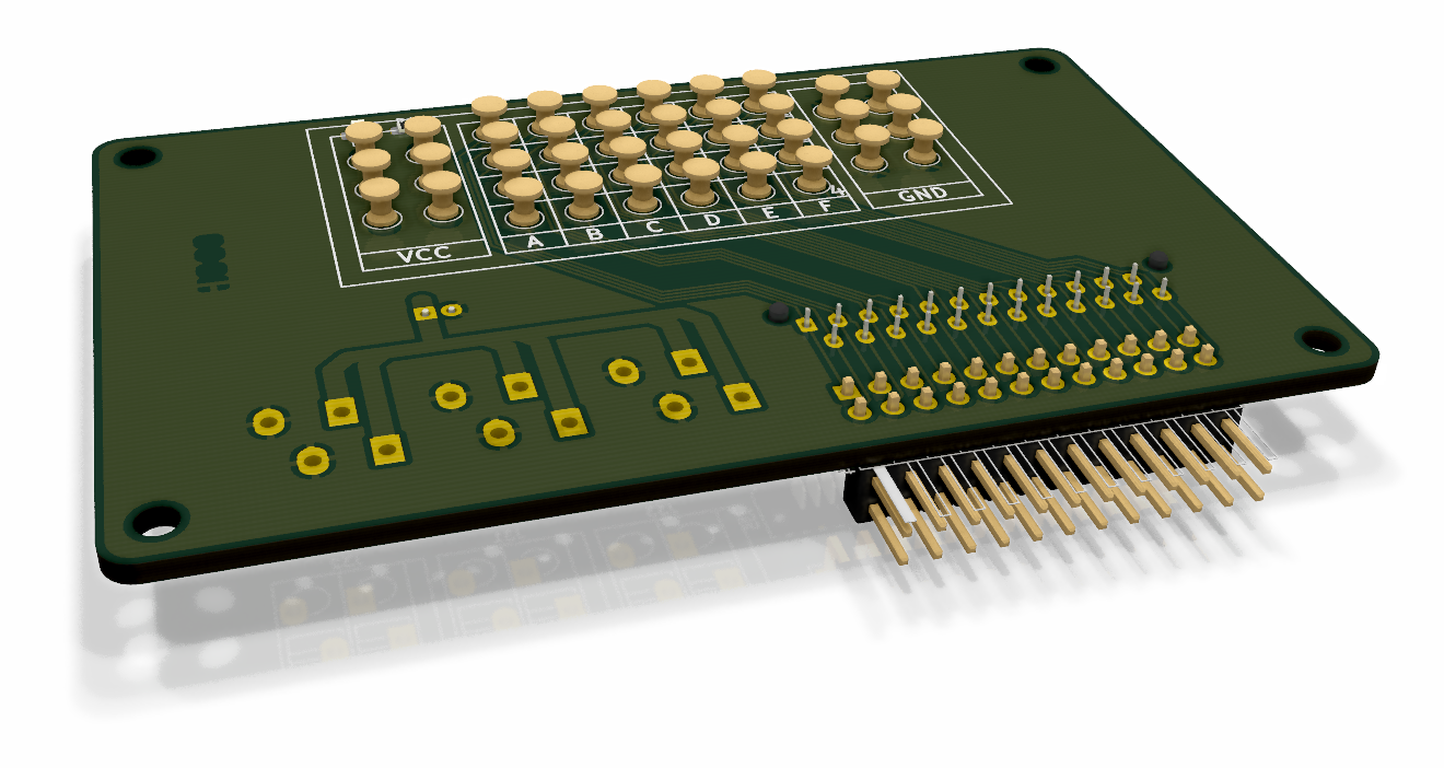 The upper PCB
